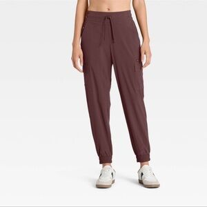 Women's Active Light Mid-Rise Joggers - All In Motion™ Brown *Long  NWT